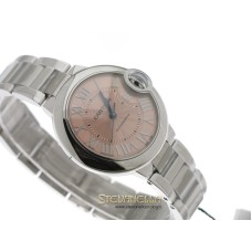 Cartier Ballon Blue 33mm automatico ref. WSBB0046 rosa nuovo